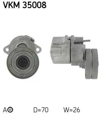 Riemspanner, V-geribbelde riem SKF VKM 35008)