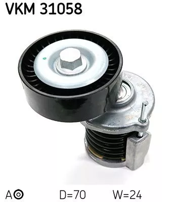 Riemspanner, V-geribbelde riem SKF VKM 31058)