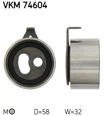 Tensioner Pulley, timing belt SKF VKM 74604)