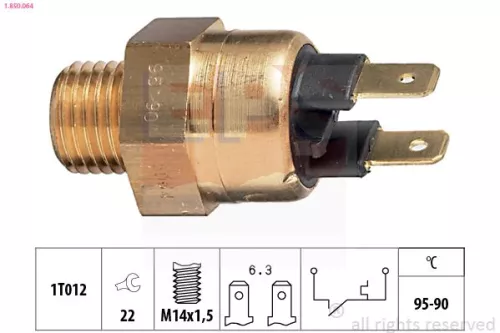 Temperatuurschakelaar, radiatorventilator EPS 1.850.064)