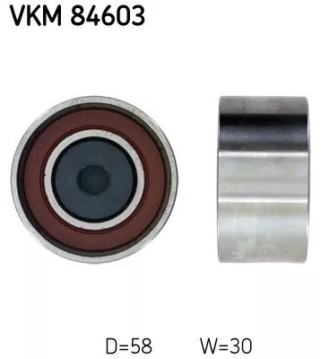 Ombuigingspoelie/geleidingspoelie, distributieriem SKF VKM 84603)
