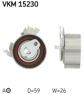 Tensioner Pulley, timing belt SKF VKM 15230)