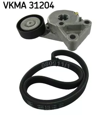 V-geribbelde riemset SKF VKMA 31204)