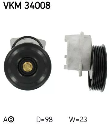 Riemspanner, V-geribbelde riem SKF VKM 34008)