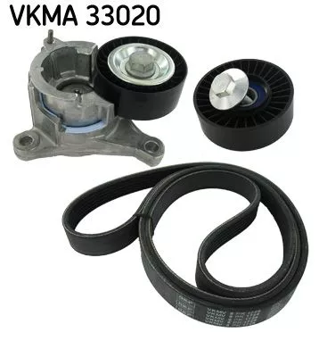 V-geribbelde riemset SKF VKMA 33020)