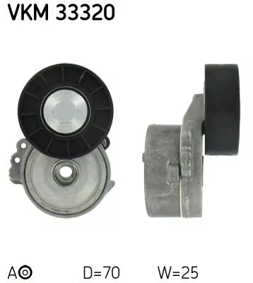 Riemspanner, V-geribbelde riem SKF VKM 33320)