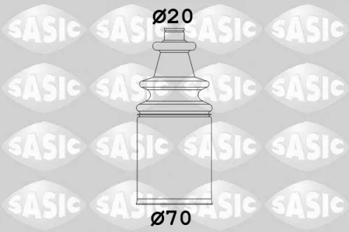 Balgset, aandrijfas SASIC 2873833)
