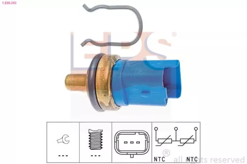 Sensor, koelvloeistoftemperatuur EPS 1.830.293)