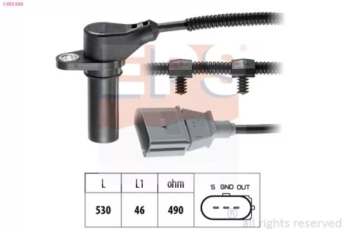 Sensor, krukaspuls EPS 1.953.504)