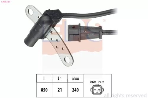 Sensor, krukaspuls EPS 1.953.165)