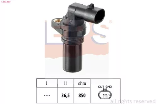 Sensor, nokkenaspositie EPS 1.953.407)
