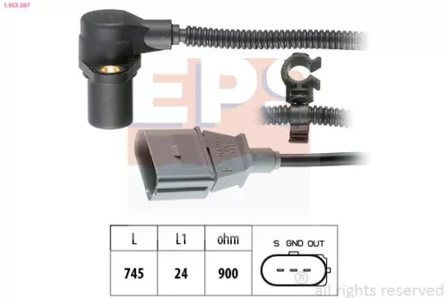 Sensor, krukaspuls EPS 1.953.267)