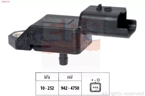 Luchtdruksensor, hoogteaanpassing EPS 1.993.113)