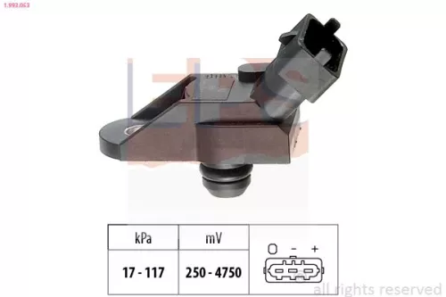 Luchtdruksensor, hoogteaanpassing EPS 1.993.053)