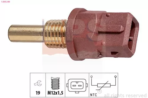 Sensor, koelvloeistoftemperatuur EPS 1.830.248)