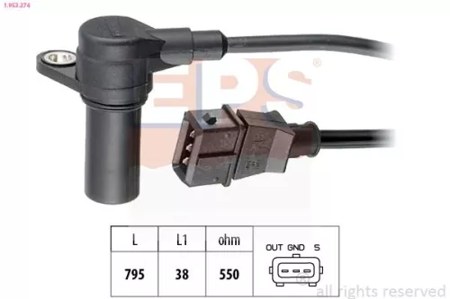 Sensor, krukaspuls EPS 1.953.274)