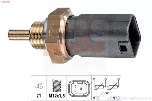 Sensor, koelvloeistoftemperatuur EPS 1.830.252)