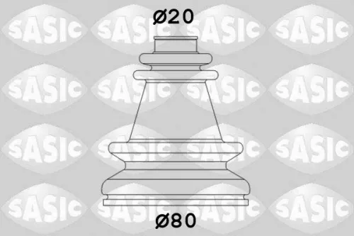 Balgset, aandrijfas SASIC 4003454)