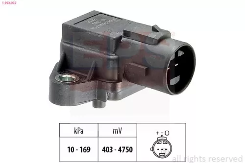 Luchtdruksensor, hoogteaanpassing EPS 1.993.032)