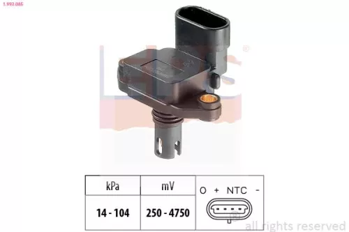 Luchtdruksensor, hoogteaanpassing EPS 1.993.085)