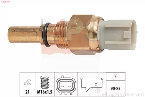 Temperatuurschakelaar, radiatorventilator EPS 1.850.267)