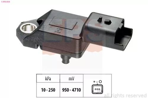 Luchtdruksensor, hoogteaanpassing EPS 1.993.034)