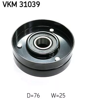 Ombuigings-/geleidingspoelie, V-geribbelde riem SKF VKM 31039)