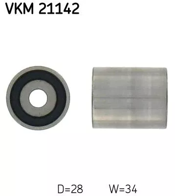 Deflection Pulley/Guide Pulley, timing belt SKF VKM 21142)