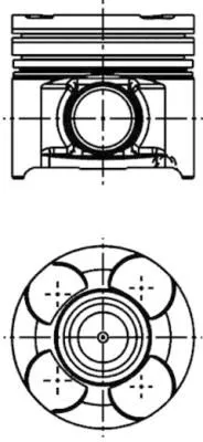 Zuiger KOLBENSCHMIDT 40660600)