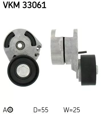 Riemspanner, V-geribbelde riem SKF VKM 33061)