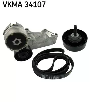 V-geribbelde riemset SKF VKMA 34107)