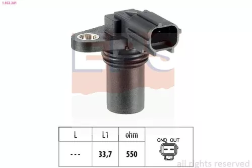 Sensor, nokkenaspositie EPS 1.953.281)
