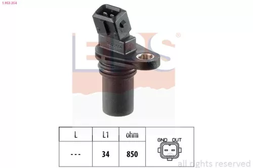 Toerentalsensor, automatische transmissie EPS 1.953.354)