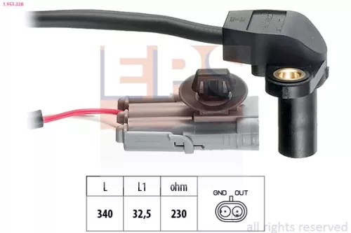 Sensor, krukaspuls EPS 1.953.328)