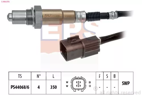 Oxygen Sensor EPS 1.998.076)