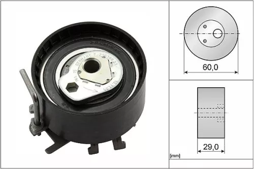 Tensioner Pulley, timing belt Schaeffler INA 531 0404 10)