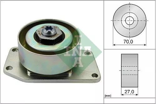 Spanrol, V-geribbelde riem Schaeffler INA 531 0306 10)