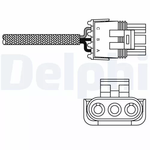 Oxygen Sensor DELPHI ES10990-12B1)