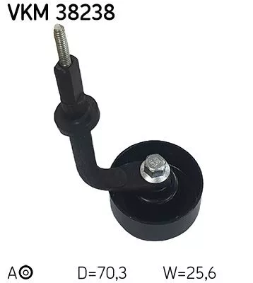 Riemspanner, V-geribbelde riem SKF VKM 38238)