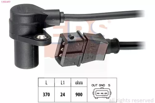 Sensor, krukaspuls EPS 1.953.077)