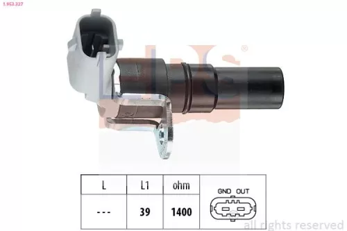 Sensor, krukaspuls EPS 1.953.327)