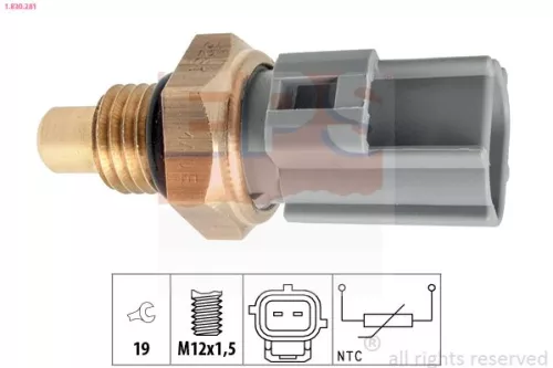 Sensor, brandstoftemperatuur EPS 1.830.281)