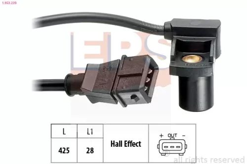 Sensor, nokkenaspositie EPS 1.953.239)