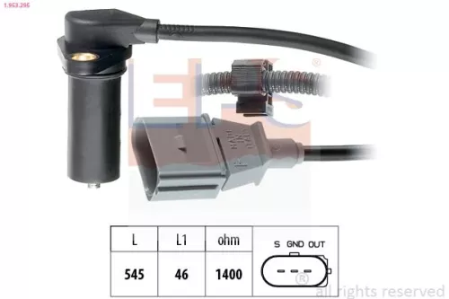 Sensor, krukaspuls EPS 1.953.295)