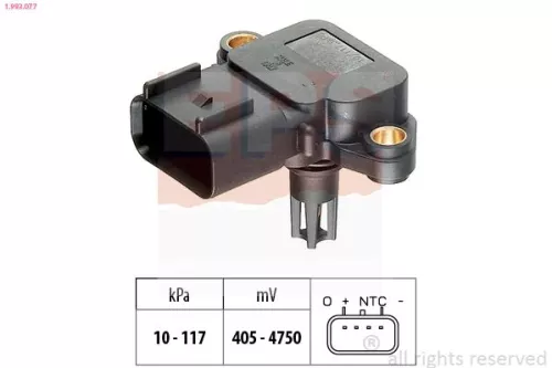 Luchtdruksensor, hoogteaanpassing EPS 1.993.077)