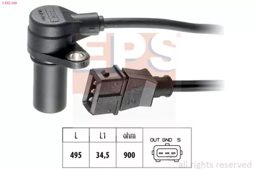 Sensor, krukaspuls EPS 1.953.160)