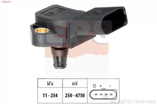 Luchtdruksensor, hoogteaanpassing EPS 1.993.112)