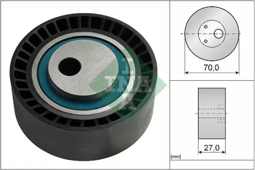 Spanrol, V-geribbelde riem Schaeffler INA 531 0148 10)