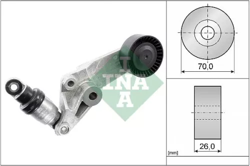 Riemspanner, V-geribbelde riem Schaeffler INA 534 0016 10)