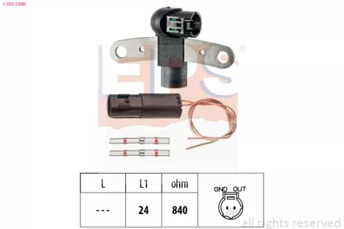 Sensor, krukaspuls EPS 1.953.199K)